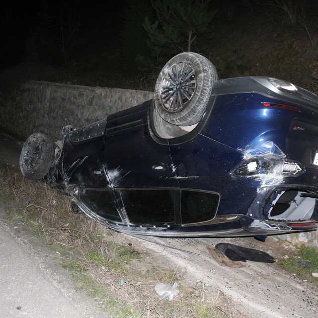 Tokat'ta cip takla attı: 4 yaralı