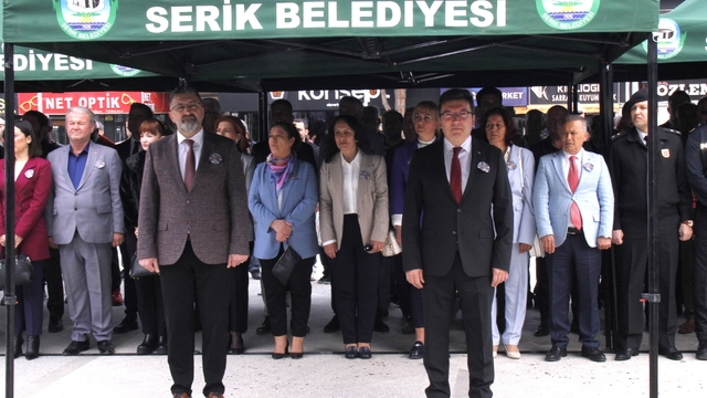 Atatürk'ün Serik'e gelişinin 95. yıl dönümü kutlandı