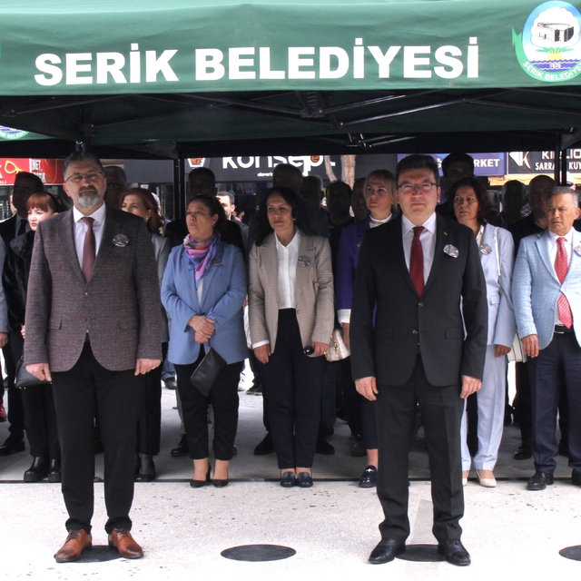 Atatürk'ün Serik'e gelişinin 95. yıl dönümü kutlandı