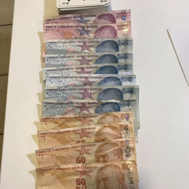 Samsun'da kumar oynayan 4 kişiye 36 bin 988 lira ceza kesildi