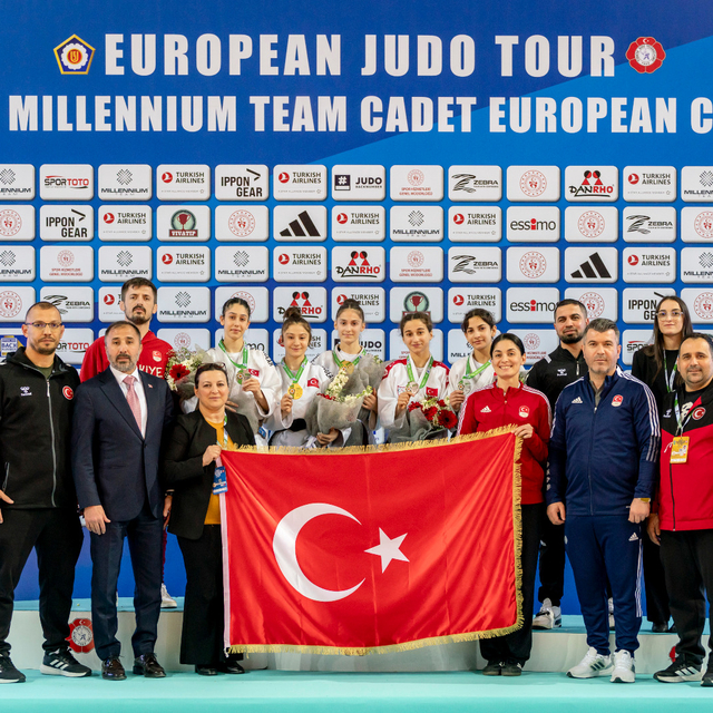 Milli judocular, Nazım Canca Ümitler Avrupa Kupası'nda 10 madalya kazandı