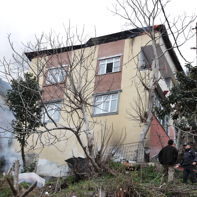 Trabzon'da baca yangını söndürüldü