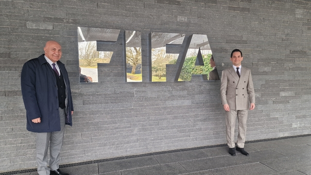 Samsunspor Kulübü Başkanı Yüksel Yıldırım'dan FIFA'ya ziyaret