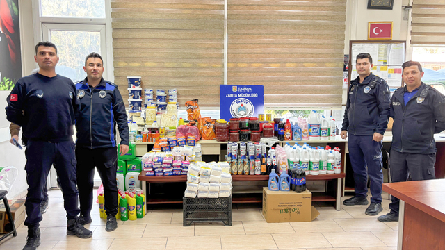 Mersin'de son kullanma tarihi geçmiş 1500 gıda ve temizlik ürünü ele geçirildi