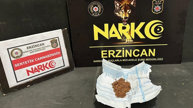 Erzincan'da uyuşturucu operasyonunda 3 şüpheli yakalandı