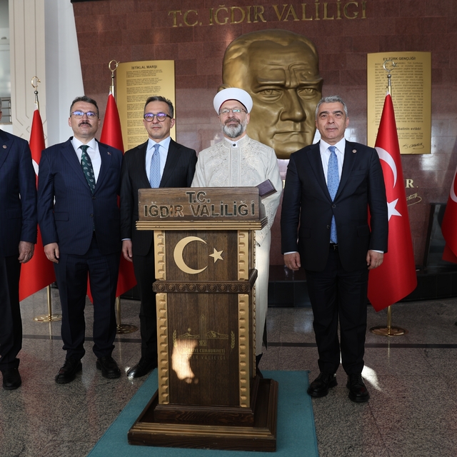 Diyanet İşleri Başkanı Erbaş, Iğdır'da konuştu: