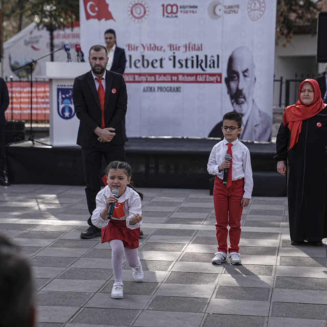 Başkentte "Bir Yıldız, Bir Hilal, İlelebet İstiklal" etkinliği düzenlendi
