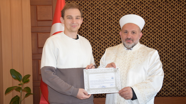 Ukraynalı Iastremskyi Giresun'da Müslüman oldu