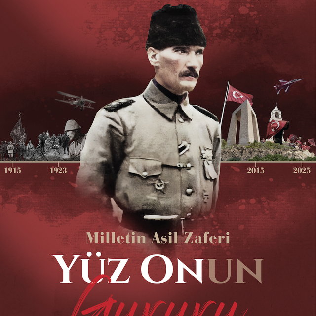 Çanakkale Deniz Zaferi'nin 110. yıl dönümünün teması "Yüz Onun" olarak beli...