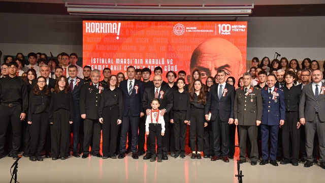 Balıkesir'de İstiklal Marşı'nın Kabulü ve Mehmet Akif Ersoy'u Anma Günü etkinliği düzenlendi