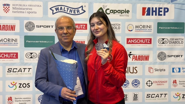 Milli atıcı Damla Köse, Avrupa 2'ncisi oldu