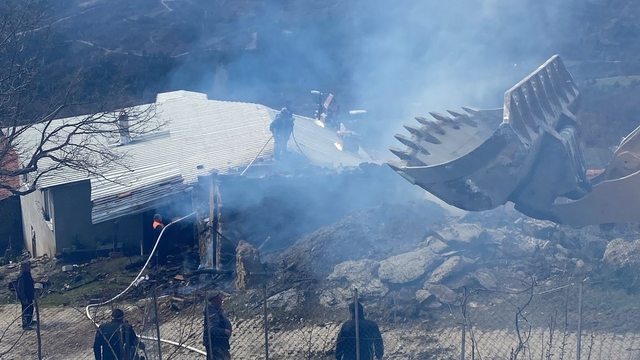 Bursa'da samanlıkta çıkan yangın söndürüldü