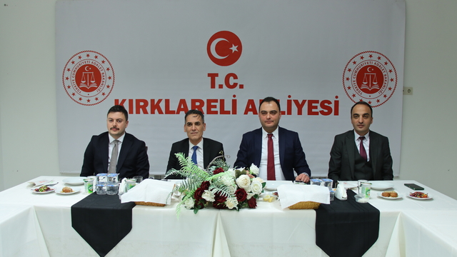 Kırklareli Cumhuriyet Başsavcılığınca iftar programı düzenlendi