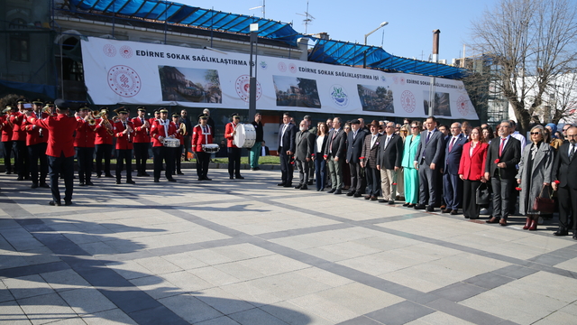 Edirne'de 14 Mart Tıp Bayramı dolayısıyla tören düzenlendi