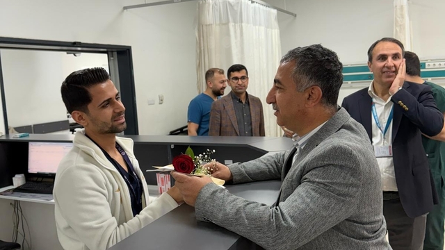 Sağlık-Sen Şırnak Şube Başkanı Anmal'dan sağlık çalışanlarına ziyaret