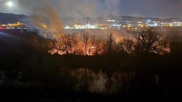 Kırıkkale'de ağaçlık alanda çıkan yangın söndürüldü