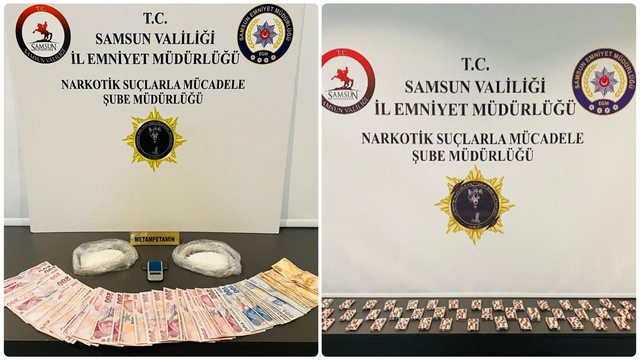 Samsun'da uyuşturucu operasyonunda 4 şüpheli yakalandı