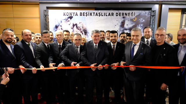 Serdal Adalı, Konya Beşiktaşlılar Derneği'nin açılışını yaptı