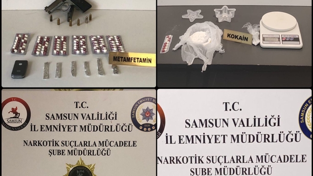 Samsun'da uyuşturucu operasyonunda 5 zanlı yakalandı
