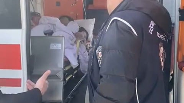 Ambulansta kaçak göçmen yakalandı