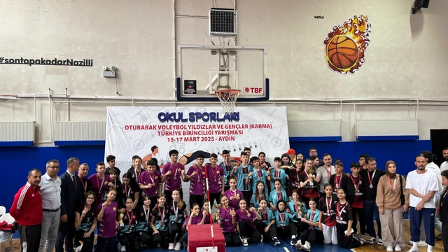 Türkiye Okul Sporları Oturarak Voleybol şampiyonları belli oldu