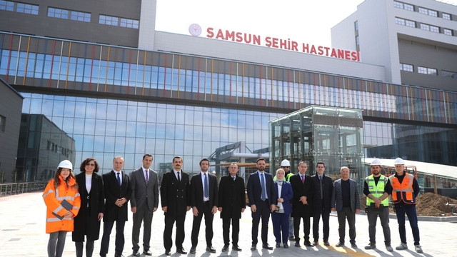 Samsun Şehir Hastanesi'nin inşaatı yüzde 100'e yaklaştı