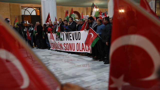 Nevşehir ve Kırıkkale'de, İsrail'in Gazze Şeridi'ne başlattığı saldırılar protesto edildi