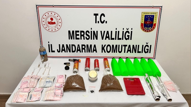 Mersin'de uyuşturucu operasyonunda 2 zanlı tutuklandı