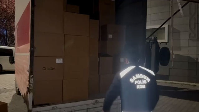 Samsun'da 650 kilo kaçak tütün ele geçirildi; 2 gözaltı