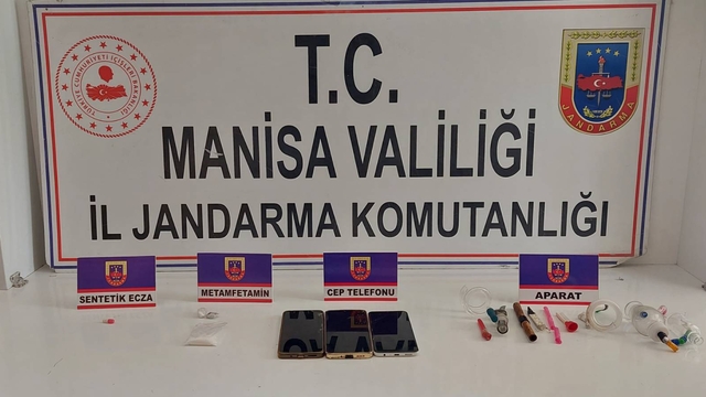 Sarıgöl'de uyuşturucu operasyonunda 3 şüpheli yakalandı