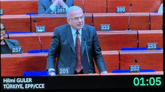 Avrupa Konseyi'nde konuşan Hilmi Güler: 'Geçmişi kirli olan ülkeler bize demokrasi dersi veremez'
