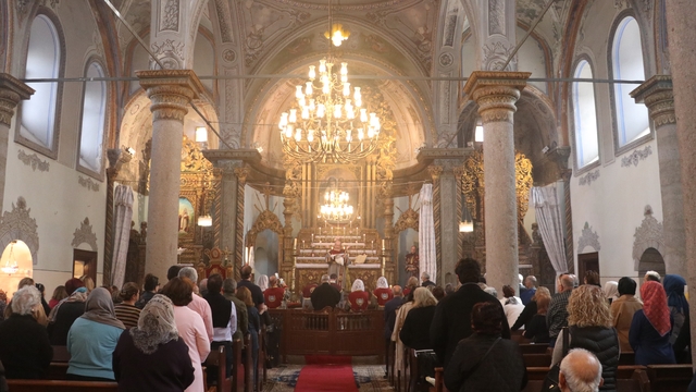 Kayseri'de Surp Krikor Lusavoriç Kilisesi'nde "miçing ayini" yapıldı