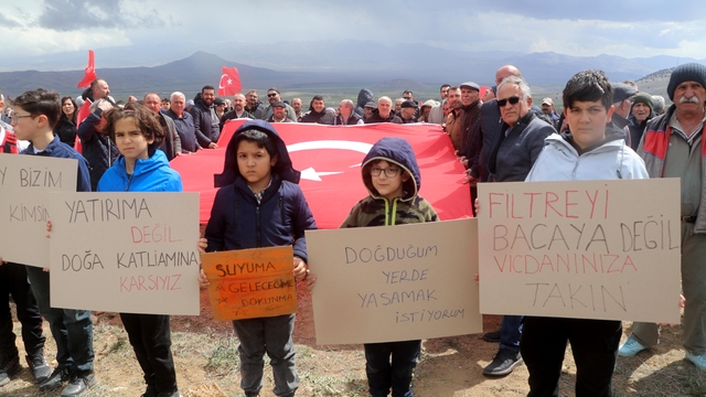Köylülerden 'biyokütle enerji santrali' eylemi