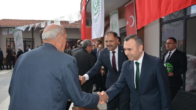 Demirci'de bayramlaşma programı yapıldı