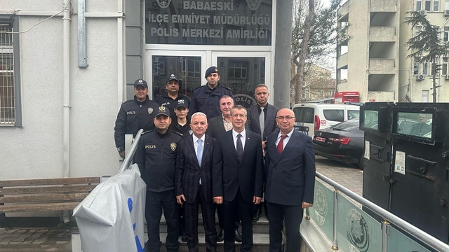 Kırklareli Valisi Turan, polis merkezini ziyaret etti