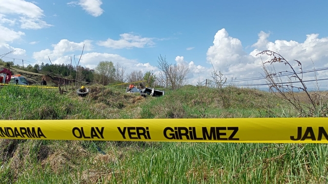Kastamonu'da devrilen otomobilin sürücüsü hayatını kaybetti