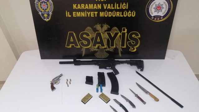 Karaman'da çeşitli suçlardan aranan 7 kişi yakalandı