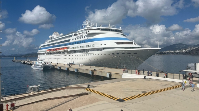 Bodrum'a sezonun ilk kruvaziyeri geldi