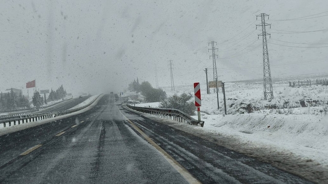 Gelibolu'da kar etkili oluyor