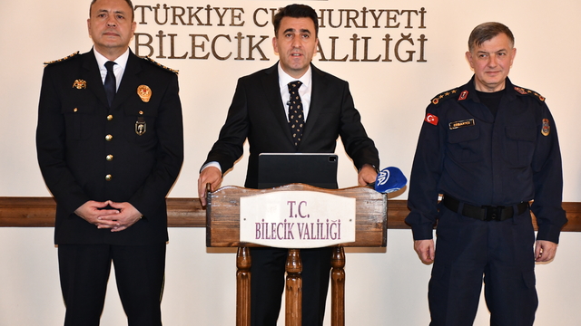 Bilecik Valisi Aygöl, kentin asayiş verilerini açıkladı
