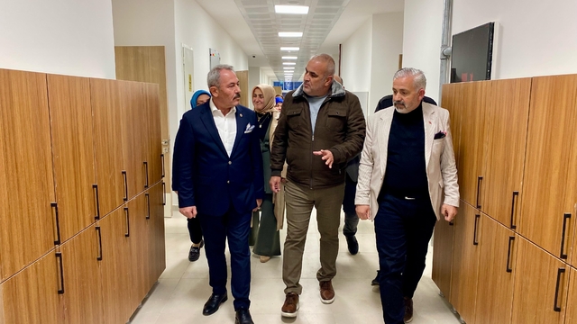 AK Parti Milletvekili Tin, Acıpayam'daki fen lisesi inşaatını inceledi