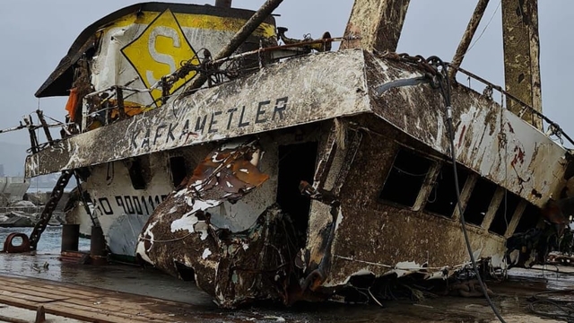 5 personelin öldüğü, 7 personelin de kaybolduğu gemi kazası davasına devam edildi: 'Kafkametler' davasında tek tutuklu sanık tahliye edildi