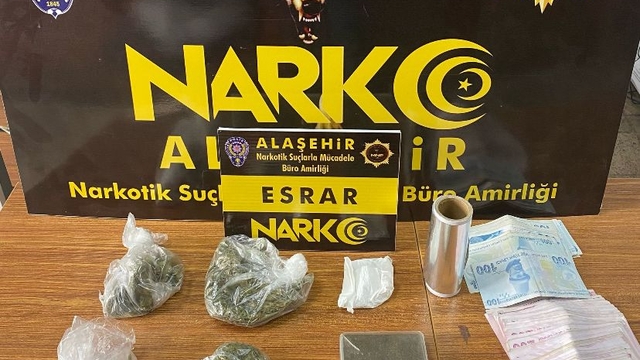 Alaşehir'de uyuşturucu operasyonunda yakalanan zanlı tutuklandı