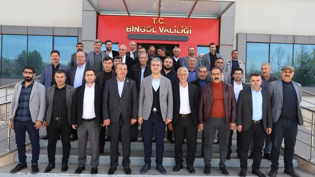 Bingöl İl Özel İdaresi Genel Sekreteri Üçgül, muhtarlarla bir araya geldi