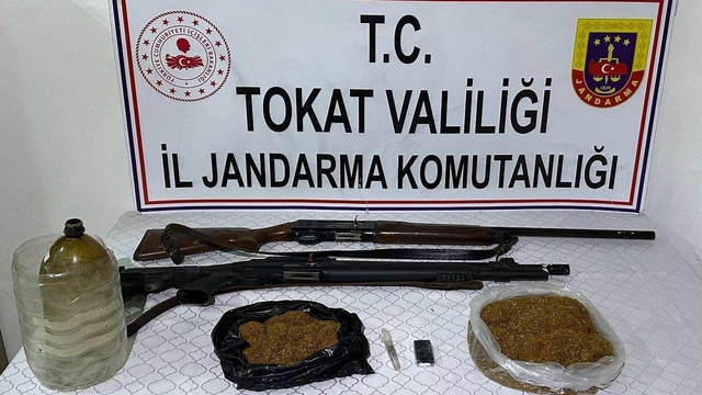 Tokat'ta düzenlenen uyuşturucu operasyonunda 3 şüpheli yakalandı