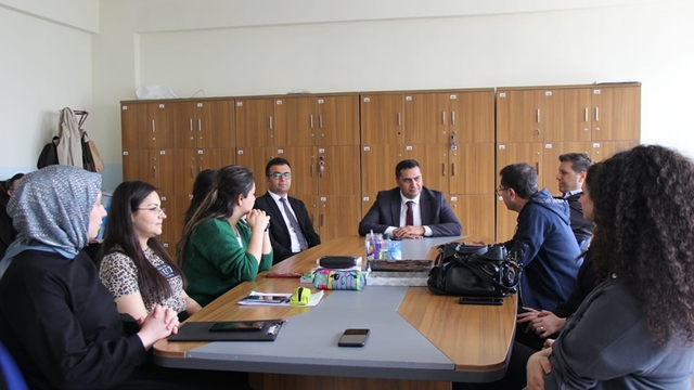 Cizre Milli Eğitim Müdürü Ahmet Aktuğ'dan okullara ziyaret