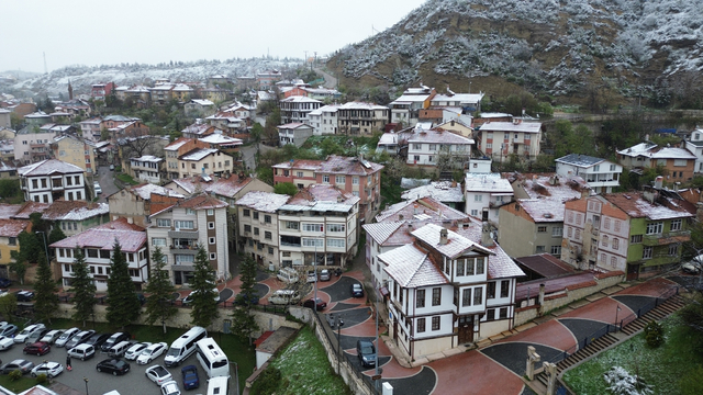 Kastamonu'da kar etkili oldu