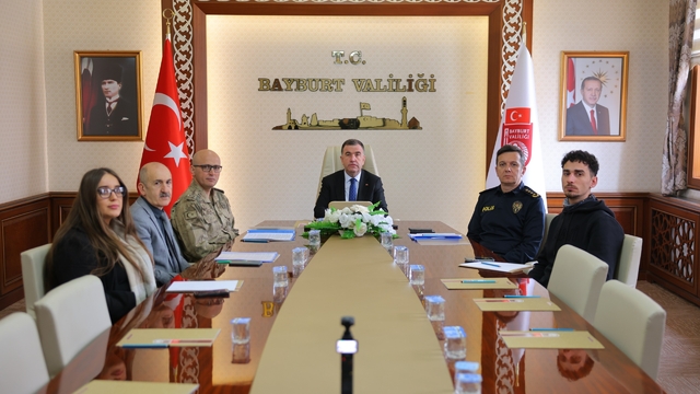 Bayburt'ta "Güvenlik ve Asayiş Bilgilendirme Toplantısı" yapıldı