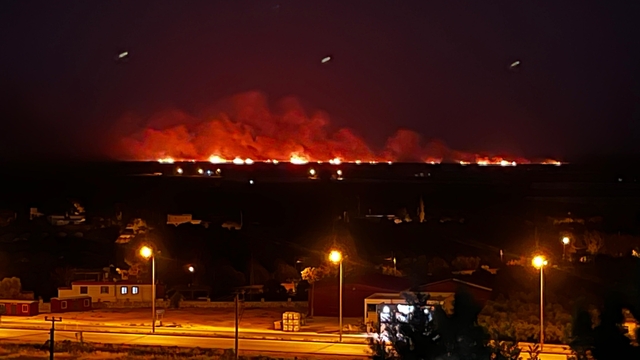 Göksu Deltası'nda sazlık yangını