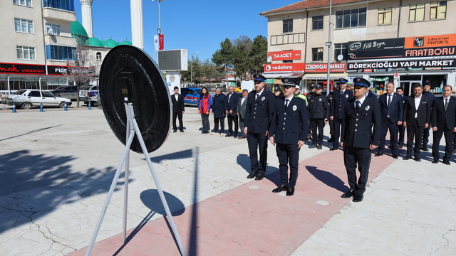 Çankırı'nın ilçelerinde Türk Polis Teşkilatının 180. kuruluş yıl dönümü kutlandı